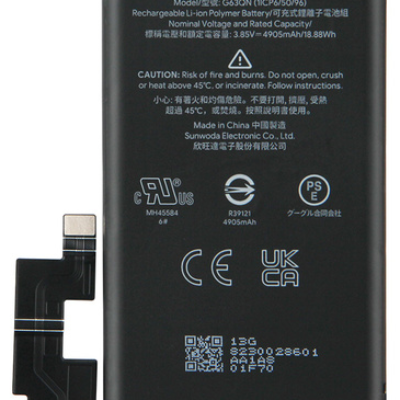 Original G63QN Battery Compatible for Google Pixel 6 Pro – (5003mAh) – 6 Months Warranty