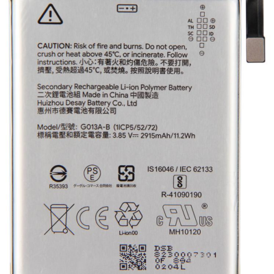 Original G013A-B Battery Compatible for Google Pixel 3 – (2915mAh) – 6 Months Warranty