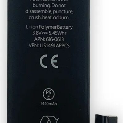 Original Battery Compatible for Apple iPhone 5 – 1440mAh – 6 Months Warranty