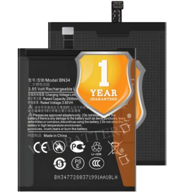 Original BN34 Battery Compatible for Xiaomi Redmi 5A – (3000mAh) – 1 Year Warranty_VMR10