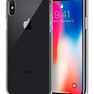 SILICON iPhone X/XS Clear Case | Soft Flexible Slim-Fit | Full Body 360 Protection Shock Proof TPU Back Cover (Transparent)