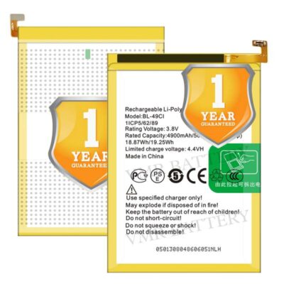 Original BL-49CI Battery Compatible for iTel P11 | P12 | P41 Powerpro | P42 – (5000mAh) – 1 Year Warranty_V95