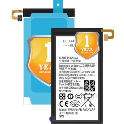 Original EB-BA320ABE Battery Compatible for Samsung Galaxy A3 (2017) (SM-A320F) – (2350mAh) – 1 Year Warranty_V95